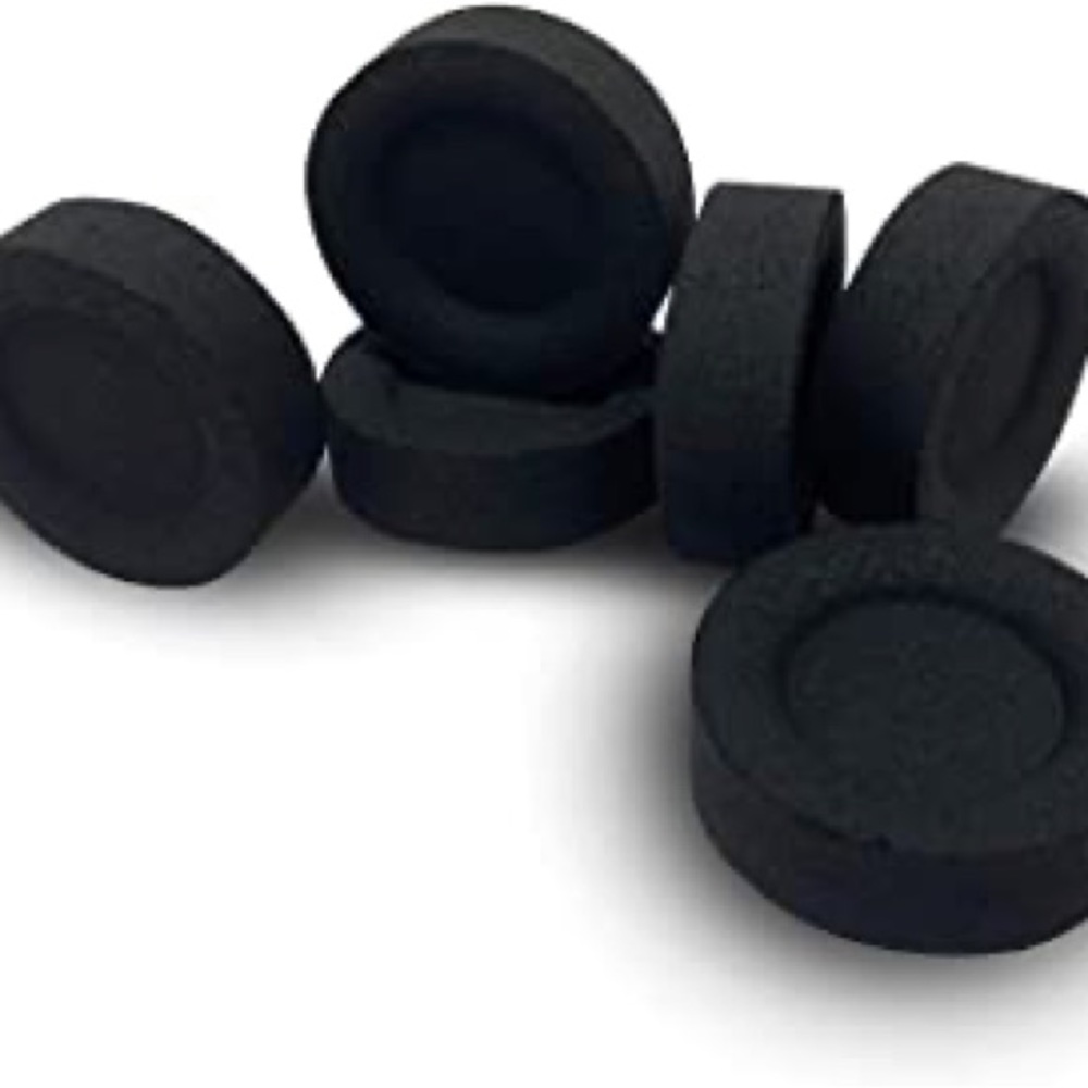 Charcoal disc single roll